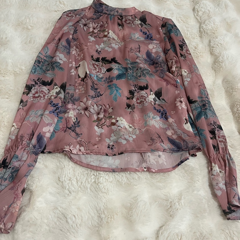 Floral Pink Women's Top
